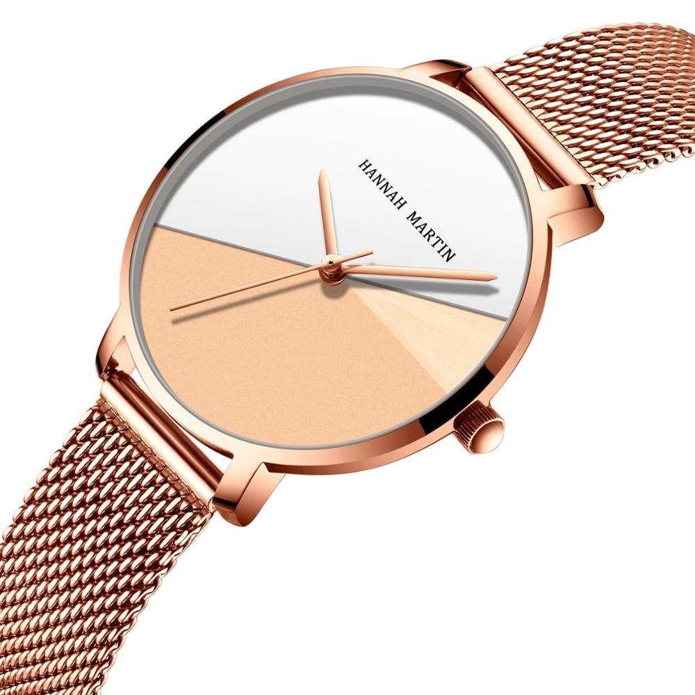 Dropshipping A++++ Quality Japan Quartz Movement Stainless Steel Mesh Band Wrist Watch Vintage Women Waterproof ladies Watches