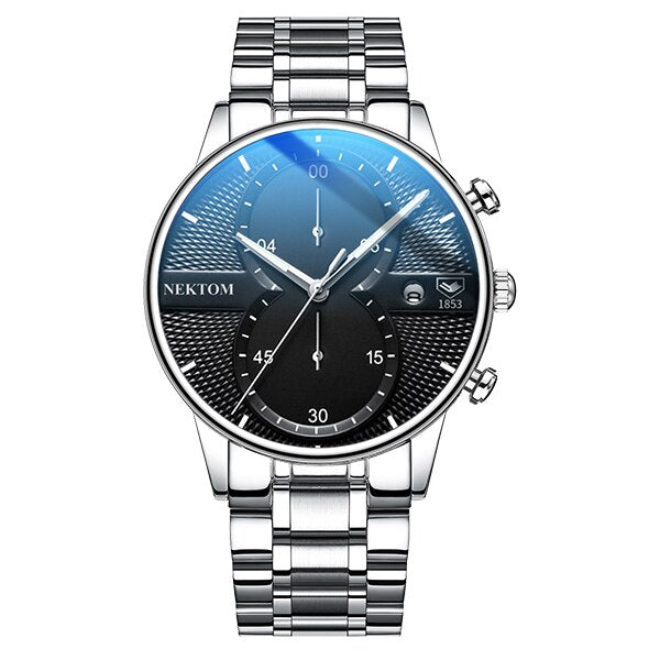 NEKTOM Men Watch Chronograph Sport Mens Watches Top Brand Luxury