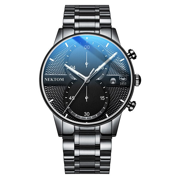 NEKTOM Men Watch Chronograph Sport Mens Watches Top Brand Luxury