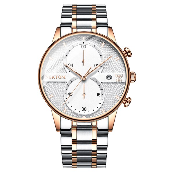 NEKTOM Men Watch Chronograph Sport Mens Watches Top Brand Luxury