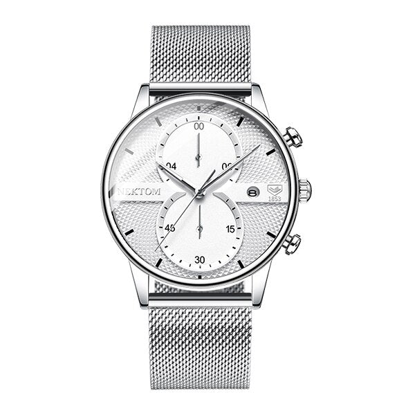 NEKTOM Men Watch Chronograph Sport Mens Watches Top Brand Luxury