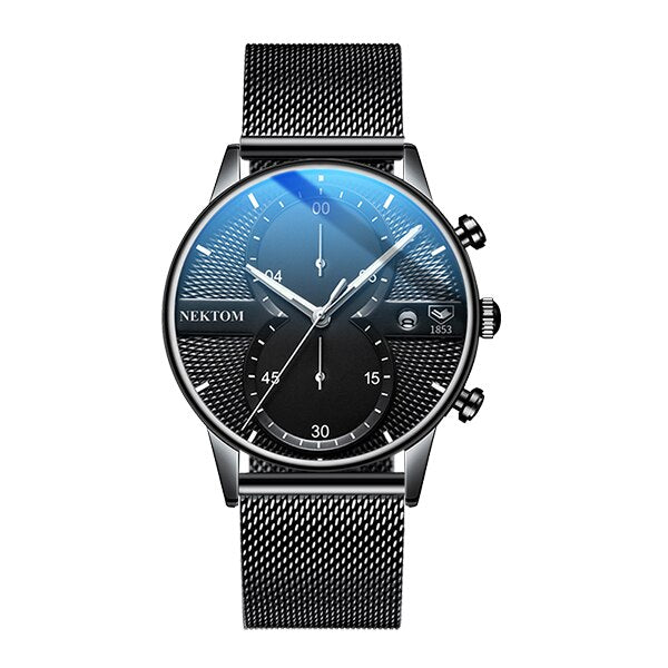 NEKTOM Men Watch Chronograph Sport Mens Watches Top Brand Luxury