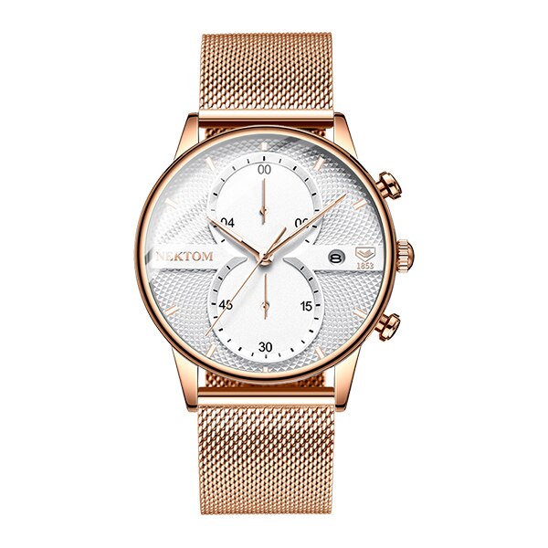 NEKTOM Men Watch Chronograph Sport Mens Watches Top Brand Luxury