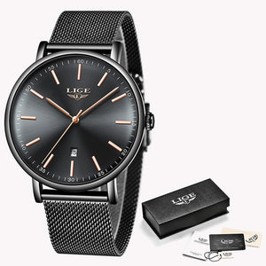 Women's Watch LIGE Top Brand Luxury